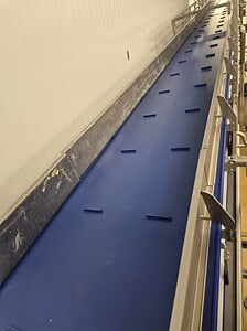 Conveyor belt supplied by Premier Belting Services for efficient material handling.